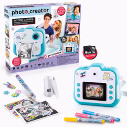 Canal Toys Photo Creator Instant Camera Turquoise, Blanc