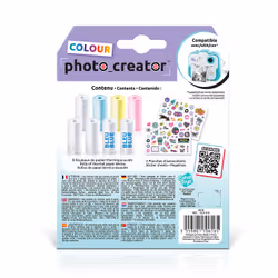 Canal Toys Studio Creator Photo Creator Instant Camera Color Refill Bleu, Rose, Blanc, Jaune - Vue supplémentaire 8