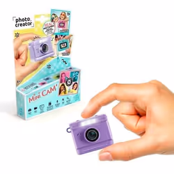 Canal Toys – Photo Creator – Appareil Photo et Vidéo Numérique Mini Cam’ – Vintage - avec Porte-clé et Carte SD 1Go Incluse – ...