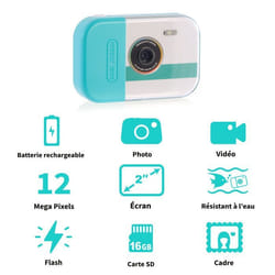 Appareil Photo Waterproof – Étanche jusqu'à 3 mètres – Avec carte SD incluse – CLK 079 Canal Toys – Photo Creator