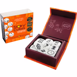 Asmodee Story Cubes Original, Garçon/Fille, 6 an(s), Carton, Plastique, Multicolore, Blanc, Bordeaux, Rouge, 20 min, France