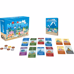Asmodee Minivilles, unisexe, Carton, Plastique, Multicolore, 01-01-2016, Allemagne, 336 g