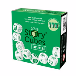 Asmodee Rory's Story Cubes Primal, Cube (6 faces), Adultes et enfants, unisexe, 6 an(s), 20 min, Rory's Story Cubes