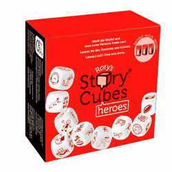 Asmodee Rory's Story Cubes Heroes, Cube (6 faces), Adultes et enfants, unisexe, 6 an(s), 20 min, Rory's Story Cubes