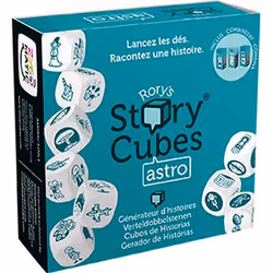 Asmodee Rory's Story Cubes Astro, Cube (6 faces), Adultes et enfants, unisexe, 6 an(s), 20 min, Rory's Story Cubes