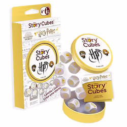 Asmodee Rory's Story Cubes Harry Potter, Cube (6 faces), Adultes et enfants, unisexe, 6 an(s), Blanc, Jaune, 90 mm
