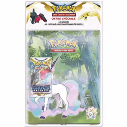 POKEMON Pack Portfolio + Booster Epée et Bouclier - Tempète Argentée (EB12) - Modèle aléatoire Cartes à collectionner A