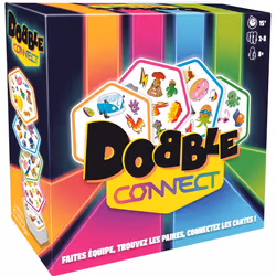 Asmodee Dobble Connect, Jeu de cartes, Assortiments, 8 an(s), 15 min, Jeu familial