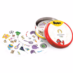 Bandai Dobble Jeux Olympiques de Paris 2024, Jeu de cartes, 6 an(s), 30 min
