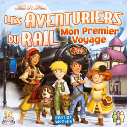 Asmodee Les Aventuriers du Rail Europe : Mon Premier Voyage 30 min Jeu de société Voyage/aventure - Vue supplémentaire 2