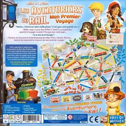 Asmodee Les Aventuriers du Rail Europe : Mon Premier Voyage 30 min Jeu de société Voyage/aventure - Vue supplémentaire 4