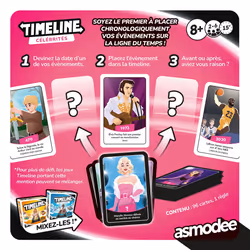 Asmodee Timeline Celebrites Timeline Célébrités 15 min Jeu de société Éducatif - Vue supplémentaire 4