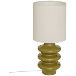 Atmosphera - Lampe à poser champignon secteur Vinus vert Kaki H41,5cm créateur d'intérieur