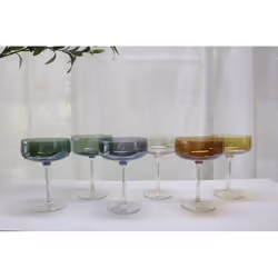 6 coupes de champagne Lucia D10,5xH15cm - Atmosphera créateur d'intérieur