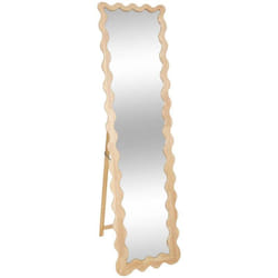 Atmosphera - Miroir mural Brooke beige 180x48cm créateur d'intérieur