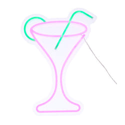 Atmosphera Néon mural LED cocktail 34,7 cm - Décoration lumineuse design pour ambiance unique et tendance