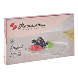 Plat De Présentation Transparent L27,6xp16,2xh2,1cm - Atmosphera Créateur D'Intérieur