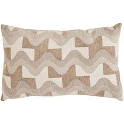 Coussin Floe beige lin 58x38cm Atmosphera créateur d'intérieur