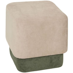 Atmosphera - lot 2 pouf doki gr ve créateur d'intérieur