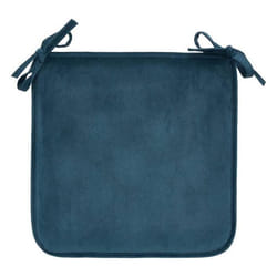 Galette De Chaise Lilou Bleu Egéen 38x38cm - Atmosphera Créateur D'Intérieur