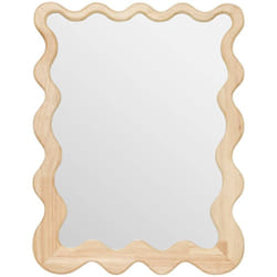 Miroir bois vague brooke 62X48 Atmosphera créateur d'intérieur