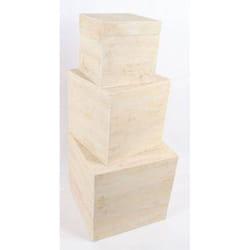 Malles Tineo beige 34x33cm Atmosphera créateur d'intérieur
