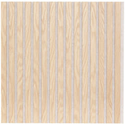 Panneau décoratif mural Colva beige fond gris 60x60cm Atmosphera créateur d'intérieur