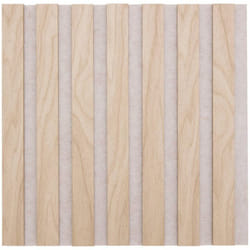 Lot de 3 panneaux décoratifs Colva beige fond gris 30x30cm Atmosphera créateur d'intérieur