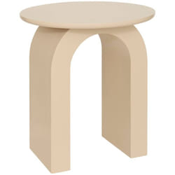 Atmosphera - Table d appoint Stoa beige 40x40cm créateur d'intérieur