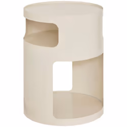 Table cafe met ashdal argi - Atmosphera createur d'interieur. Couleur : Argile. Matière principale : Acier. Longueur : 32.50  ...