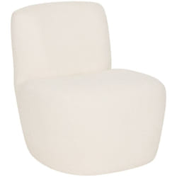 Atmosphera - Fauteuil de table Leone blanc créateur d'intérieur