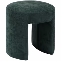 Pouf jin ced - Atmosphera createur d'interieur. Couleur : Vert. Matière principale : Mdf - panneau de fibres de bois. Longueu ...