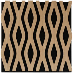 Panneau décoratif mural Clint beige 61x61cm - Atmosphera créateur d'intérieur