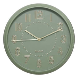 Horloge Alizee Vert Olive D30cm Atmosphera Créateur D'Intérieur