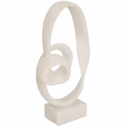 Deco a poser rsn louan h45 - Atmosphera createur d'interieur. Couleur : Blanc. Matière principale : Polyrésine. Longueur : 25 ...