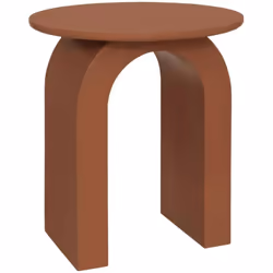 Table cafe stoa brun - Atmosphera createur d'interieur. Couleur : Brun. Matière principale : Mdf - panneau de fibres de bois. ...