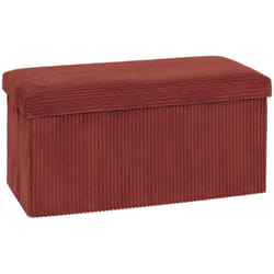 Atmosphera - Pouf pliant Arum ambre 76x38cm créateur d'intérieur