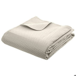 Dessus De Lit Dolce Beige Lin 260x240cm - Atmosphera Créateur D'Intérieur