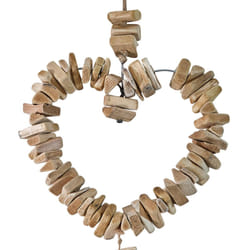 Deco Mur Coeur Bois Agnes H78 - Atmosphera Créateur D'Intérieur