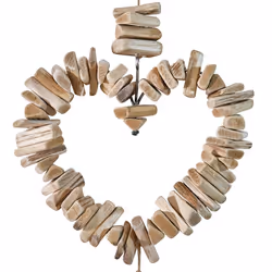 Deco Mur Coeur Bois Agnes H78 - Atmosphera Créateur D'Intérieur - Vue supplémentaire 2