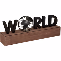 Mettez en valeur votre décoration de style industriel grâce à la lampe mot "World" Atmosphera. Un objet utile et décoratif Le ...