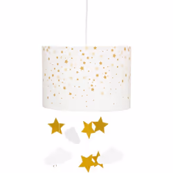 Description générale La suspension blanche et ocre D 30 cm de la marque Atmosphera apportera une touche féerique à la chambre ...
