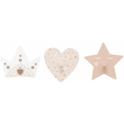 Lot de 3 patères pour enfant en mdf