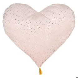 Atmosphera - Coussin Pour Enfant En Forme De Cœur - Rose, Confortable Et Doux Créateur D'Intérieur
