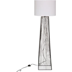 Lampadaire droit 'Tropique' h 147 cm noir