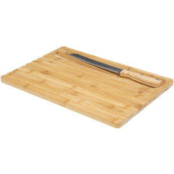 Five - Set Planche à pain en Bambou avec Couteau à pain et Pince à toast