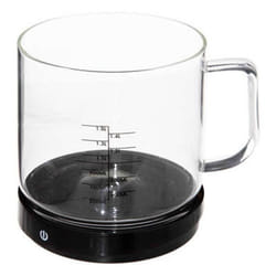 Balance Doseur Digitale Verre 19cm Noir