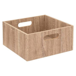 Boite de rangement - Marron - MDF_E2 - L. 31 x P. 15 x H. 31 cm