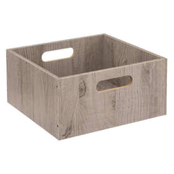 5five - panier 31x15cm mix n  modul effet chêne gris