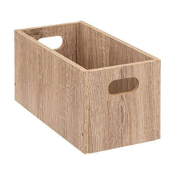 5five - panier 15x31cm mix n modul effet chêne naturel